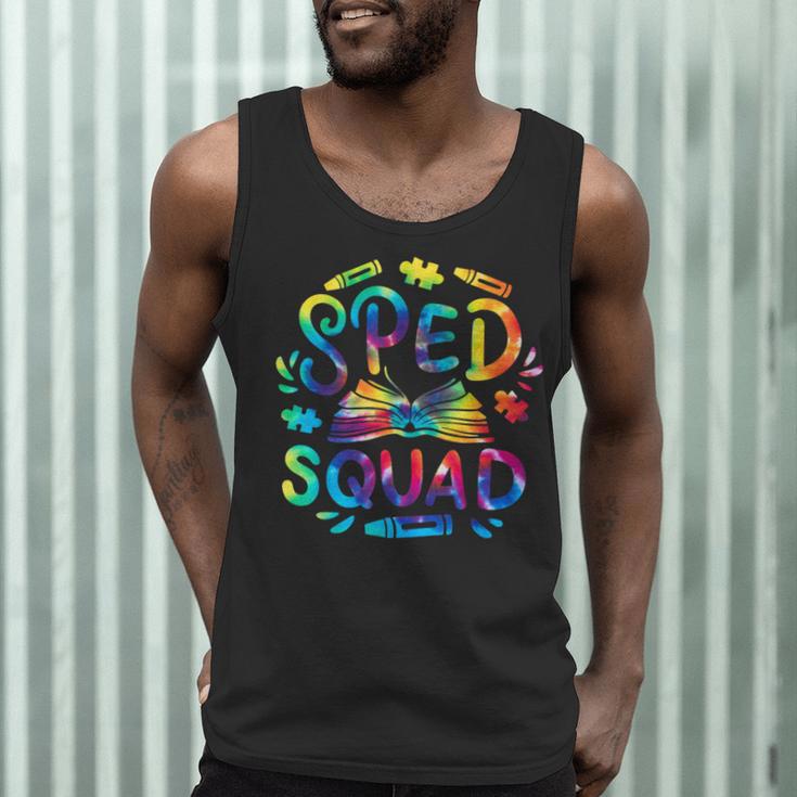 Special Education Teacher Sped Squad SPED Teacher Tie Dye Men Tank Top, novelty gifts, funny gifts Special Education Teacher Sped Squad SPED Teacher Tie Dye Men Tank Top, novelty gifts, funny gifts