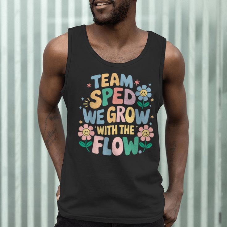 Special Education Teacher Team SPED Grow With The Flow Men Tank Top, novelty gifts, funny gifts Special Education Teacher Team SPED Grow With The Flow Men Tank Top, novelty gifts, funny gifts
