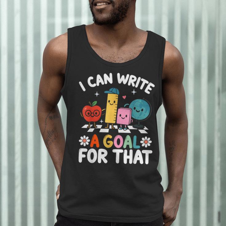 Special Education i Can Write a Goal For That Sped Teacher Men Tank Top, novelty gifts, funny gifts Special Education i Can Write a Goal For That Sped Teacher Men Tank Top, novelty gifts, funny gifts