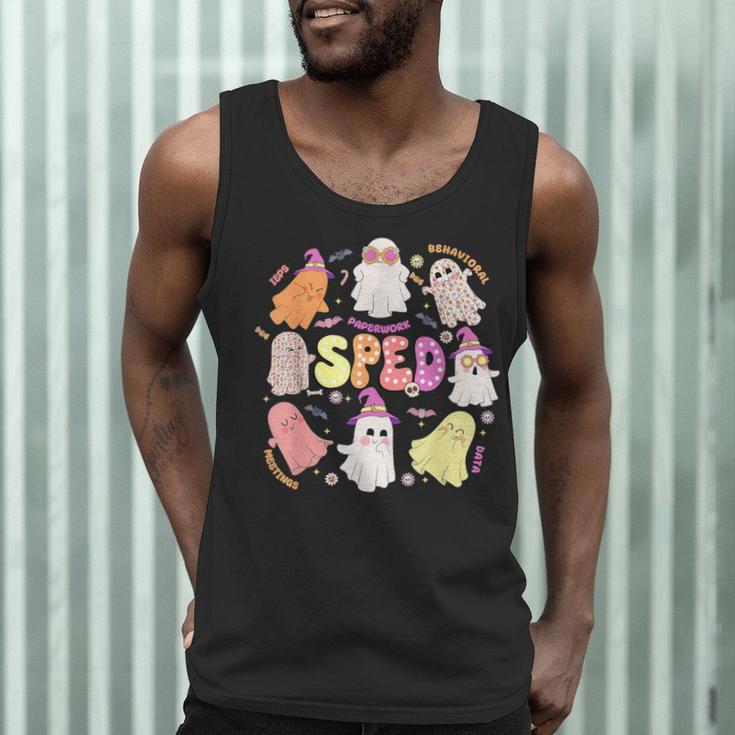 SPED Teacher Halloween Spooky Special Education Team Men Women Kids Men Tank Top, novelty gifts, funny gifts SPED Teacher Halloween Spooky Special Education Team Men Women Kids Men Tank Top, novelty gifts, funny gifts