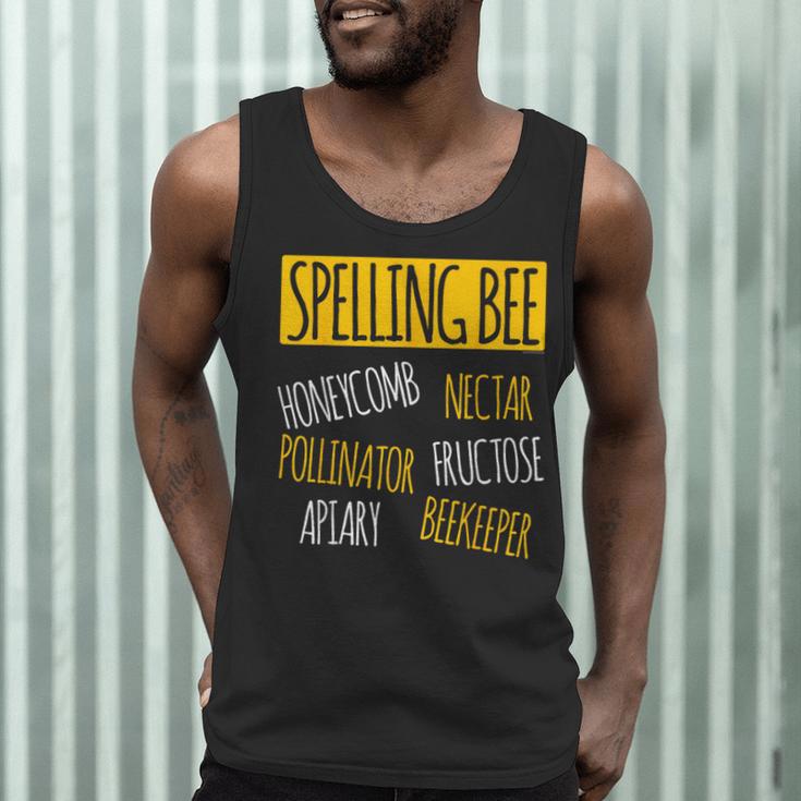 Spelling Bee Halloween Pun Costume Beekeeper Teacher Men Tank Top, novelty gifts, funny gifts