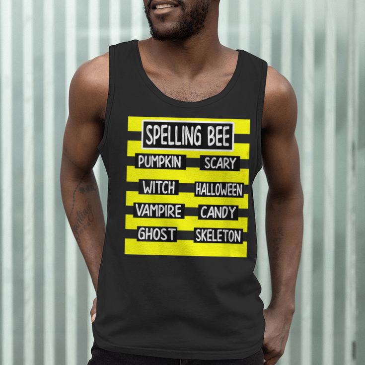 Spelling Bee Pun Halloween Costume For Teachers Men Tank Top, novelty gifts, funny gifts Spelling Bee Pun Halloween Costume For Teachers Men Tank Top, novelty gifts, funny gifts