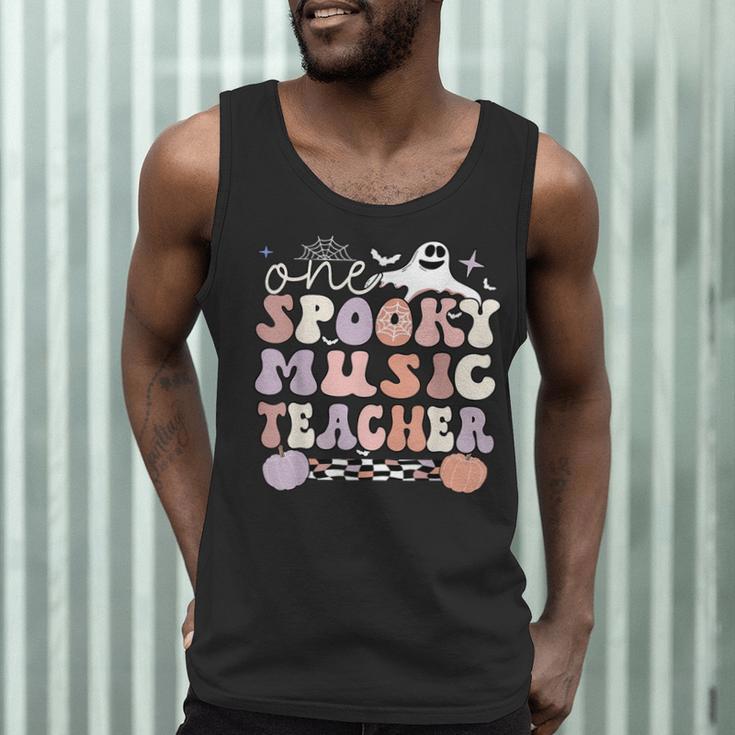 Spooky Music Teacher Halloween Music Teaching Men Women Men Tank Top, novelty gifts, funny gifts