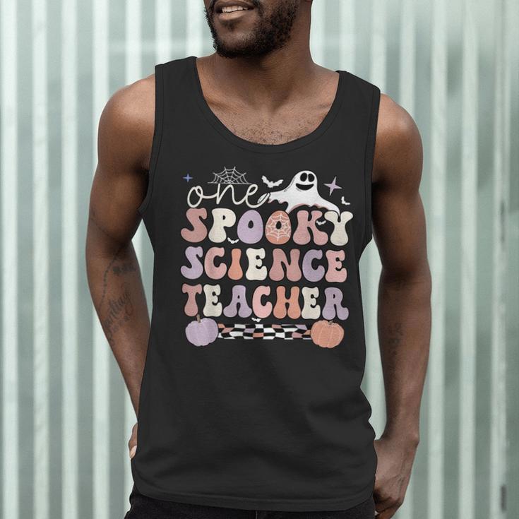 Spooky Science Teacher Halloween Science Teaching For Men Women Men Tank Top, novelty gifts, funny gifts