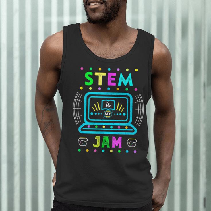 STEM Teacher Shirt STEM Teacher Tshirts STEM Is My Jam Men Tank Top, novelty gifts, funny gifts