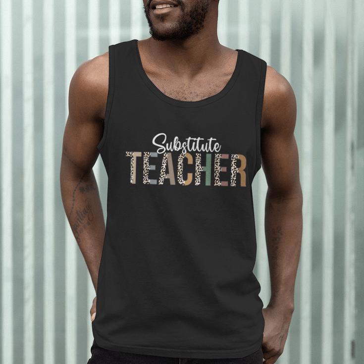 Substitute Teacher Supplies For Teachers Leopard For Men Women Men Tank Top, novelty gifts, funny gifts Substitute Teacher Supplies For Teachers Leopard For Men Women Men Tank Top, novelty gifts, funny gifts