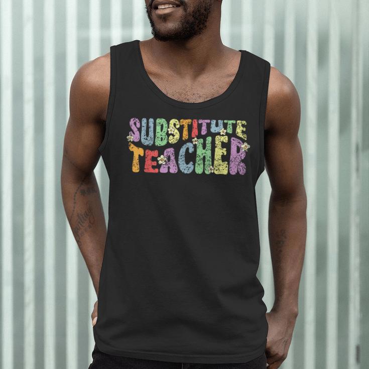 Substitute Teacher Women Back To School Substitute Teacher Men Tank Top, novelty gifts, funny gifts