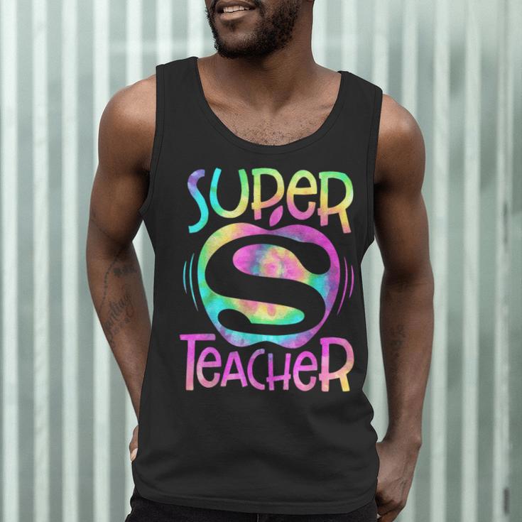 Super Teacher Back To School Apple Tie Dye First Day Men Tank Top, novelty gifts, funny gifts Super Teacher Back To School Apple Tie Dye First Day Men Tank Top, novelty gifts, funny gifts