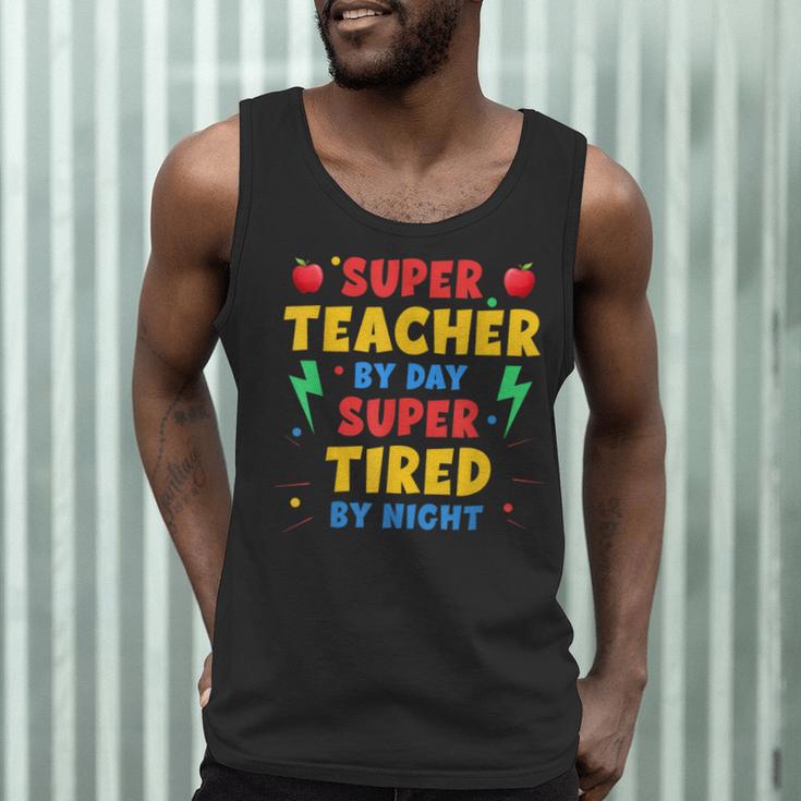 Super Teacher By Day Super Tired By Night Teacher For Men Women Men Tank Top, novelty gifts, funny gifts Super Teacher By Day Super Tired By Night Teacher For Men Women Men Tank Top, novelty gifts, funny gifts