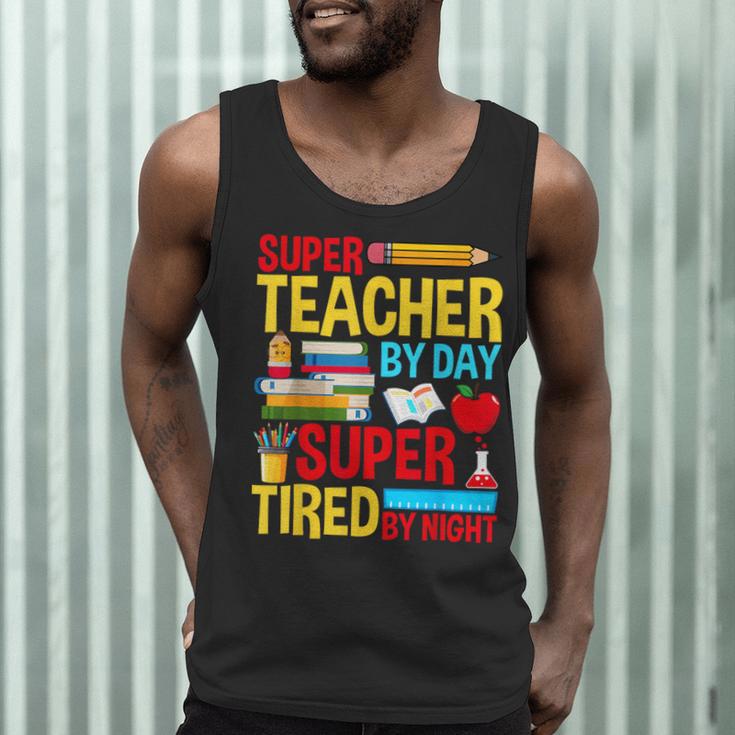 Super Teacher By Day Super Tired By Night Superhero Teacher Men Tank Top, novelty gifts, funny gifts Super Teacher By Day Super Tired By Night Superhero Teacher Men Tank Top, novelty gifts, funny gifts