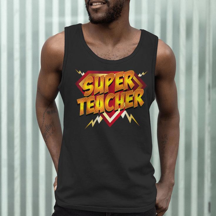 Super Teacher Superhero Back To School Teacher's Men Tank Top, novelty gifts, funny gifts Super Teacher Superhero Back To School Teacher's Men Tank Top, novelty gifts, funny gifts