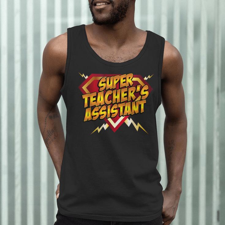 Super Teacher's Assistant Educational Superhero Men Tank Top, novelty gifts, funny gifts Super Teacher's Assistant Educational Superhero Men Tank Top, novelty gifts, funny gifts