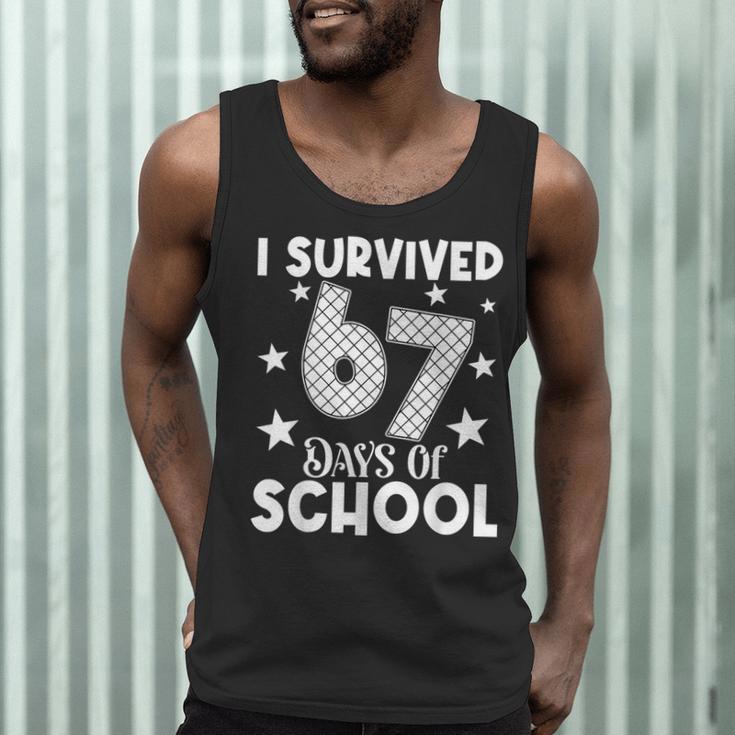 I Survived 67 Days Of School Teachers Students Men Tank Top, novelty gifts, funny gifts