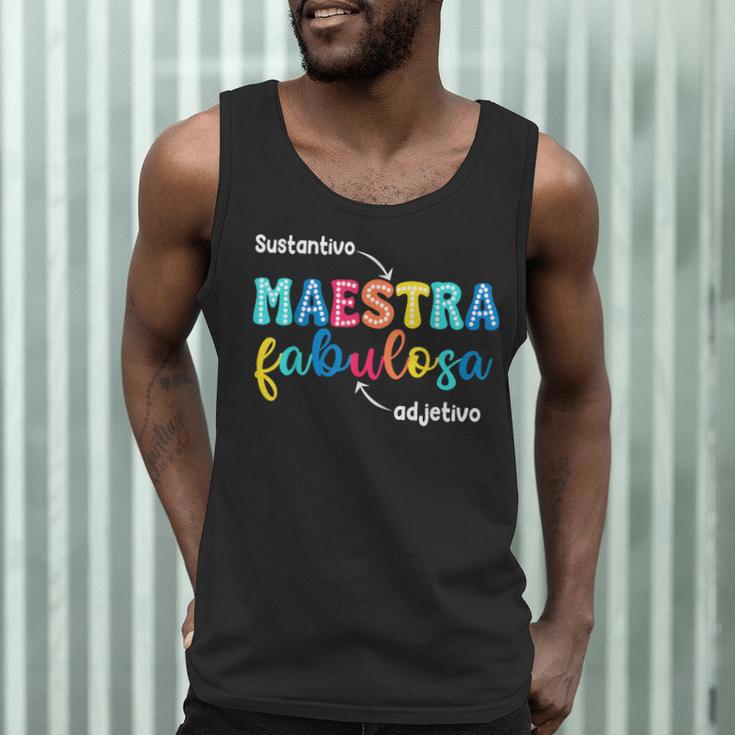 Sustantivo Maestra Fabulosa Adjetivo Spanish Teacher Men Tank Top, novelty gifts, funny gifts Sustantivo Maestra Fabulosa Adjetivo Spanish Teacher Men Tank Top, novelty gifts, funny gifts