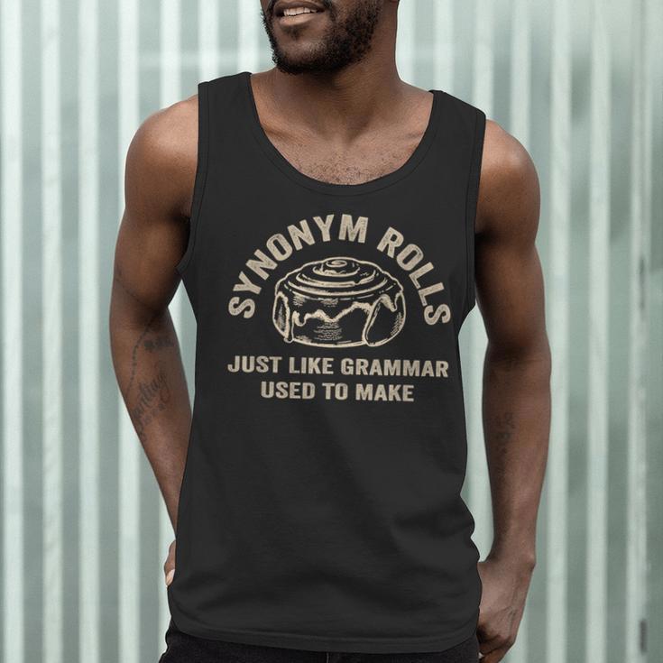 Synonym Rolls Joke Cinnamon Rolls Grammar Pun Teacher Men Tank Top, novelty gifts, funny gifts Synonym Rolls Joke Cinnamon Rolls Grammar Pun Teacher Men Tank Top, novelty gifts, funny gifts