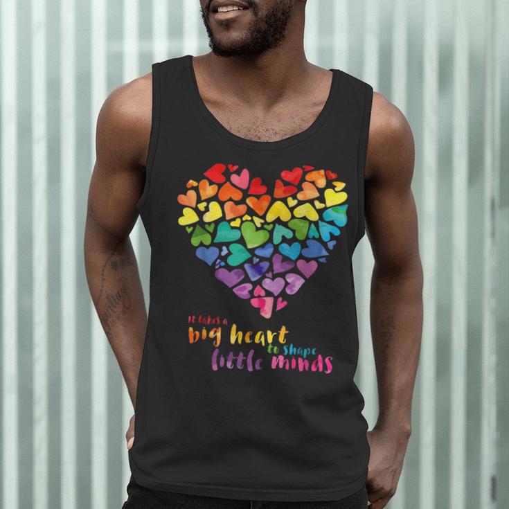 It Takes a Big Heart To Shape Little Minds Teacher Men Tank Top, novelty gifts, funny gifts It Takes a Big Heart To Shape Little Minds Teacher Men Tank Top, novelty gifts, funny gifts