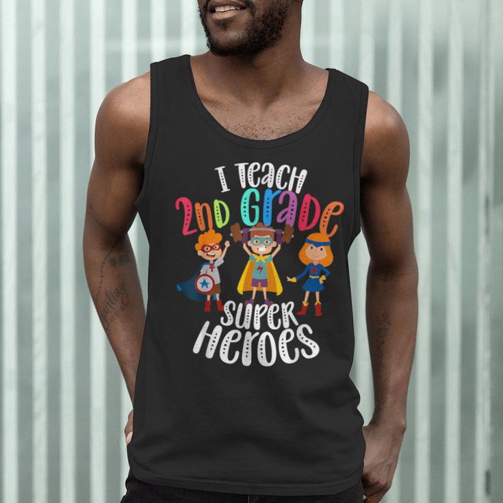I Teach 2nd Grade Superheroes Back To School Teacher Men Women Girls Kids Men Tank Top, novelty gifts, funny gifts I Teach 2nd Grade Superheroes Back To School Teacher Men Women Girls Kids Men Tank Top, novelty gifts, funny gifts
