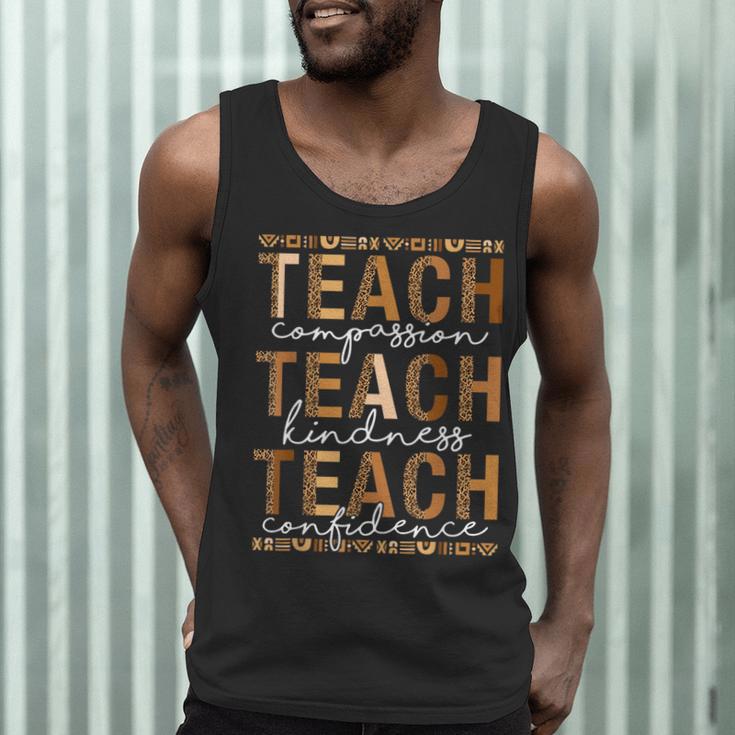 Teach Compassion Kindness Confidence History Teacher Men Tank Top, novelty gifts, funny gifts Teach Compassion Kindness Confidence History Teacher Men Tank Top, novelty gifts, funny gifts
