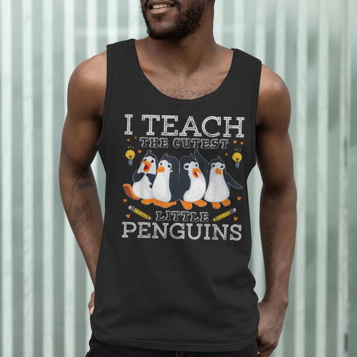 I Teach The Cutest Little Penguins Cute School Teacher Tee Men Tank Top, novelty gifts, funny gifts