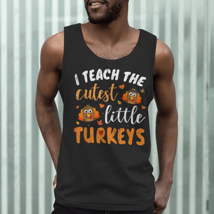 I Teach The Cutest Little Turkeys For Teacher Thanksgiving Men Tank Top, novelty gifts, funny gifts I Teach The Cutest Little Turkeys For Teacher Thanksgiving Men Tank Top, novelty gifts, funny gifts