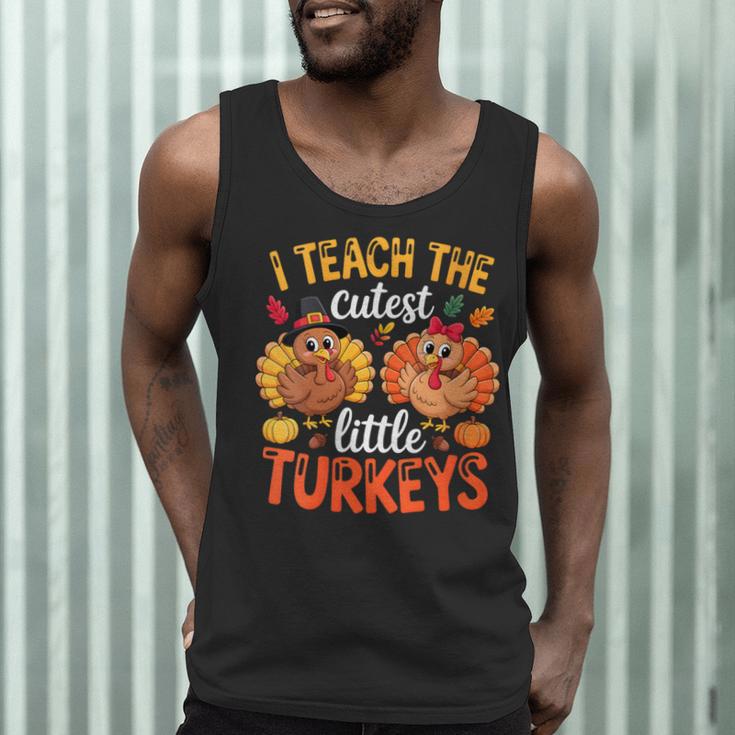 I Teach The Cutest Little Turkeys Teacher Thanksgiving Men Tank Top, novelty gifts, funny gifts I Teach The Cutest Little Turkeys Teacher Thanksgiving Men Tank Top, novelty gifts, funny gifts