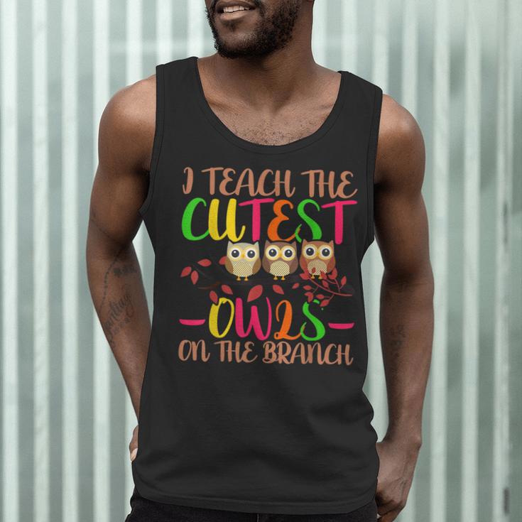 I Teach The Cutest Owls Christmas Or Teachers Day Men Tank Top, novelty gifts, funny gifts I Teach The Cutest Owls Christmas Or Teachers Day Men Tank Top, novelty gifts, funny gifts