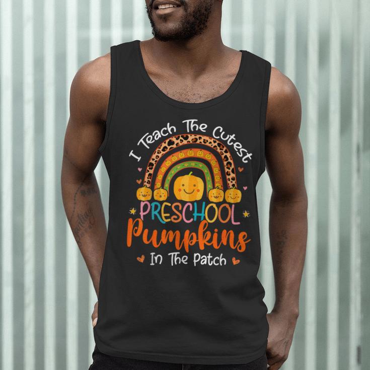 I Teach The Cutest Preschool Pumpkin Teacher Halloween For Men Women Kids Men Tank Top, novelty gifts, funny gifts I Teach The Cutest Preschool Pumpkin Teacher Halloween For Men Women Kids Men Tank Top, novelty gifts, funny gifts