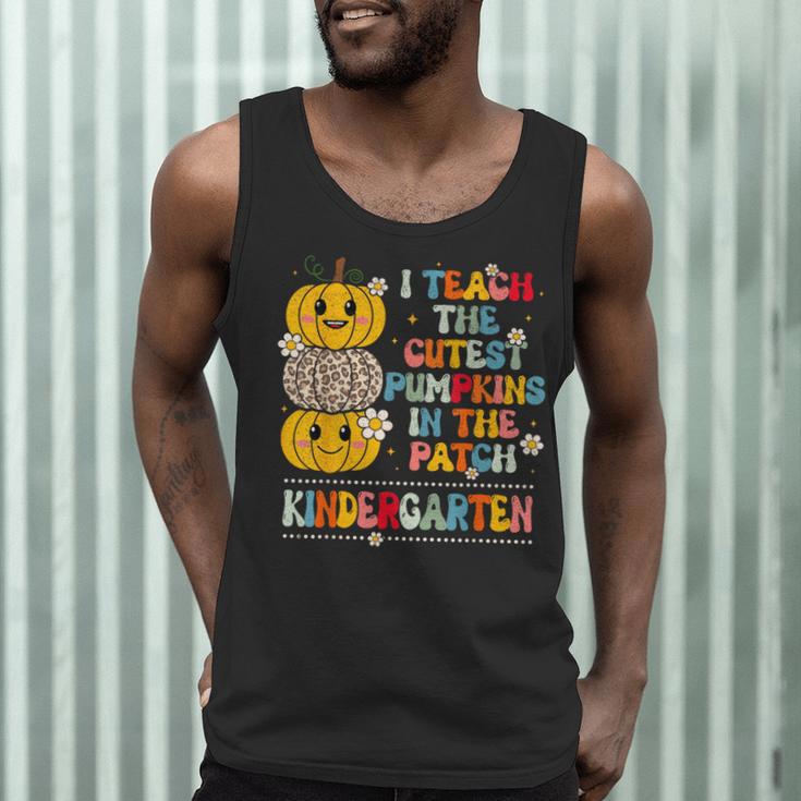 I Teach The Cutest Pumpkins Kindergarten Teacher Halloween Men Tank Top, novelty gifts, funny gifts I Teach The Cutest Pumpkins Kindergarten Teacher Halloween Men Tank Top, novelty gifts, funny gifts