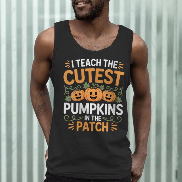 I Teach The Cutest Pumpkins In The Patch Halloween Teacher Men Tank Top, novelty gifts, funny gifts I Teach The Cutest Pumpkins In The Patch Halloween Teacher Men Tank Top, novelty gifts, funny gifts