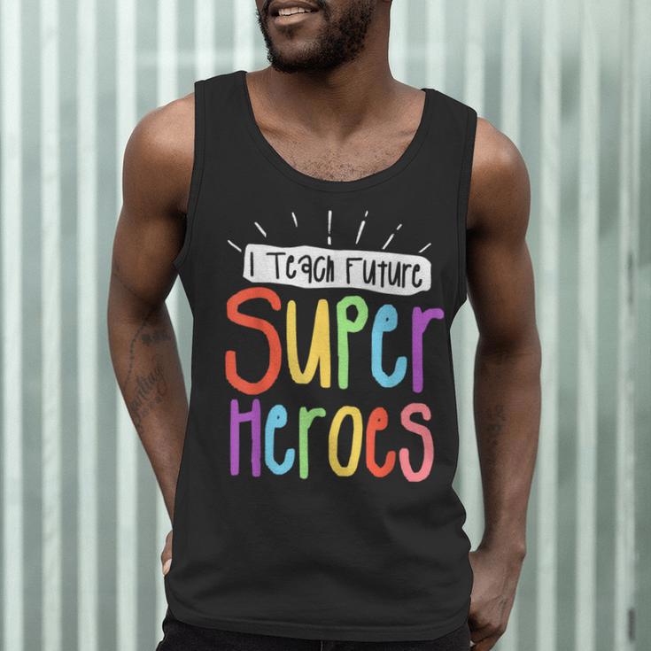 I Teach Future Superheroes Teacher Teaching Men Tank Top, novelty gifts, funny gifts I Teach Future Superheroes Teacher Teaching Men Tank Top, novelty gifts, funny gifts