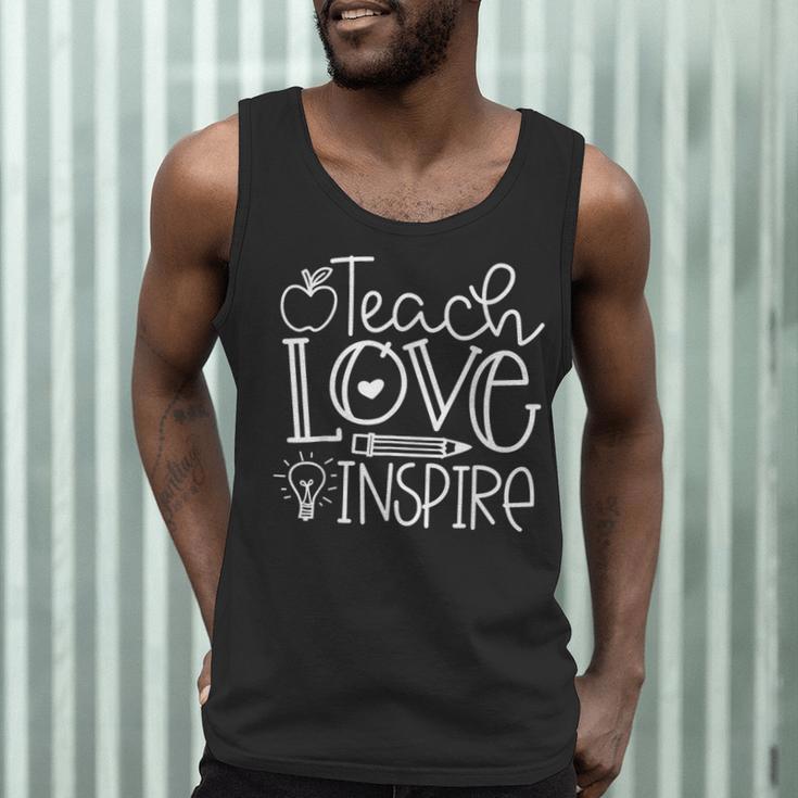 Teach Love Inspire Retro Teacher Kids Back To School Men Tank Top, novelty gifts, funny gifts Teach Love Inspire Retro Teacher Kids Back To School Men Tank Top, novelty gifts, funny gifts