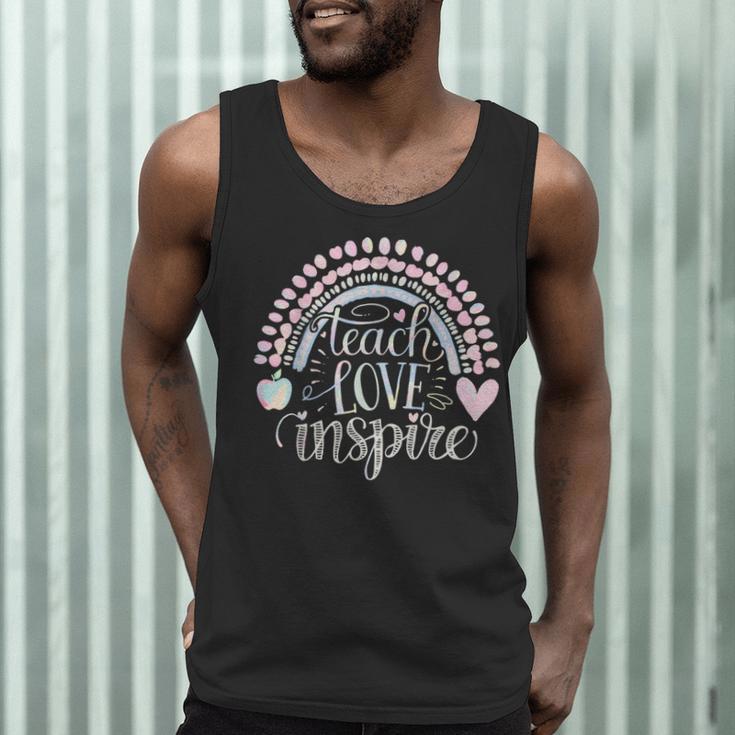 Teach Love Inspire Teacher Men Tank Top, novelty gifts, funny gifts Teach Love Inspire Teacher Men Tank Top, novelty gifts, funny gifts