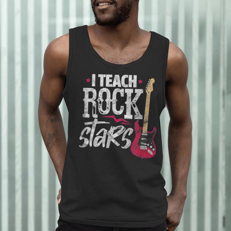 I Teach Rock Stars Music Teacher Guitar Player Men Tank Top, novelty gifts, funny gifts I Teach Rock Stars Music Teacher Guitar Player Men Tank Top, novelty gifts, funny gifts