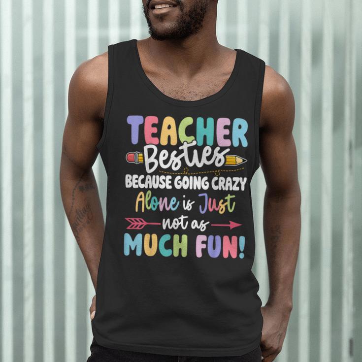 Teacher Besties Matching Teacher Besties Men Tank Top, novelty gifts, funny gifts Teacher Besties Matching Teacher Besties Men Tank Top, novelty gifts, funny gifts