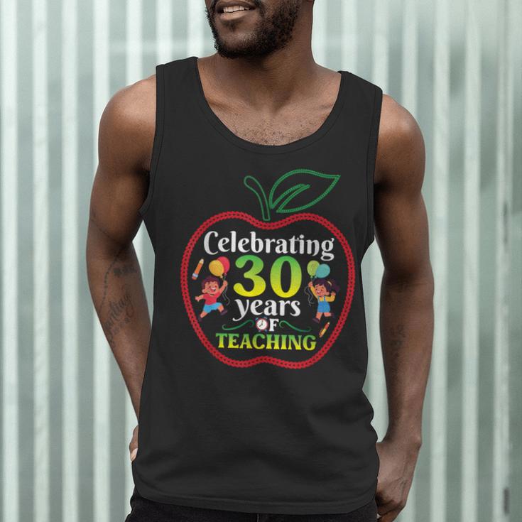 Teacher Celebrating 30 Years Of Teaching Students School Men Tank Top, novelty gifts, funny gifts