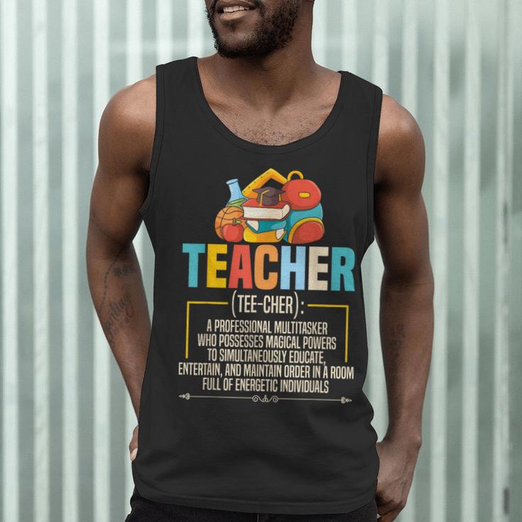 Teacher Definition Teaching School Teacher Men Women Men Tank Top, novelty gifts, funny gifts Teacher Definition Teaching School Teacher Men Women Men Tank Top, novelty gifts, funny gifts