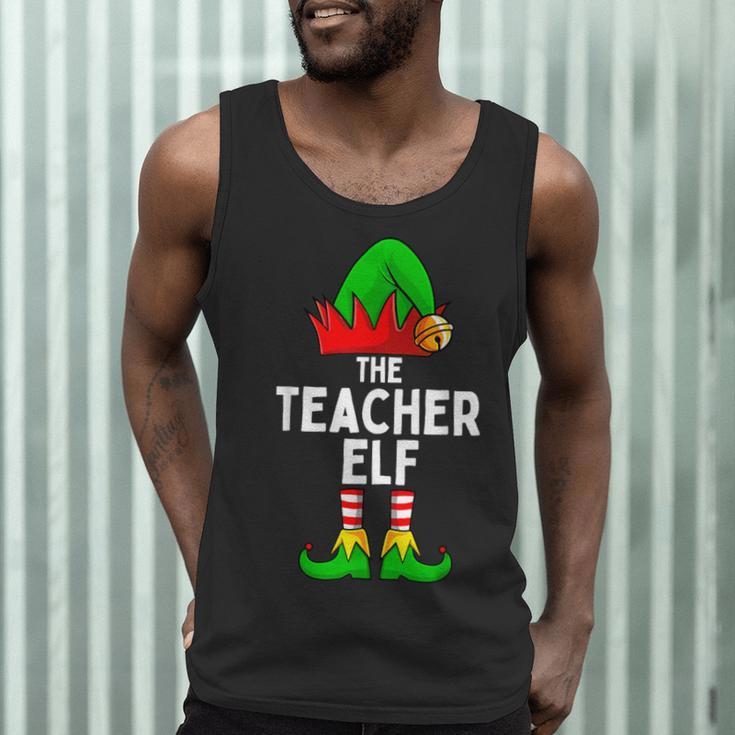 Teacher Elf Matching Family Christmas Women Men Men Tank Top, novelty gifts, funny gifts