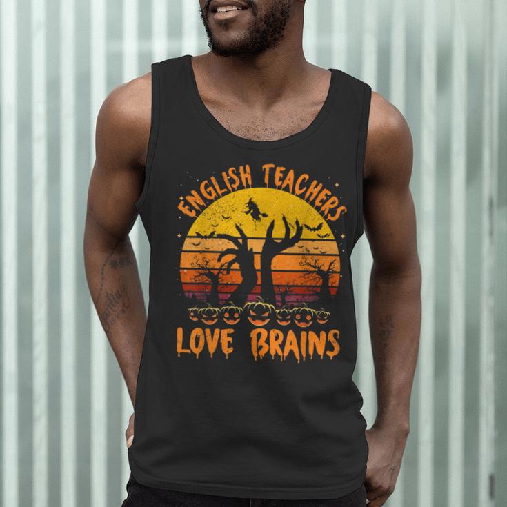 Teacher Halloween All English Teachers Love Brains Men Tank Top, novelty gifts, funny gifts Teacher Halloween All English Teachers Love Brains Men Tank Top, novelty gifts, funny gifts