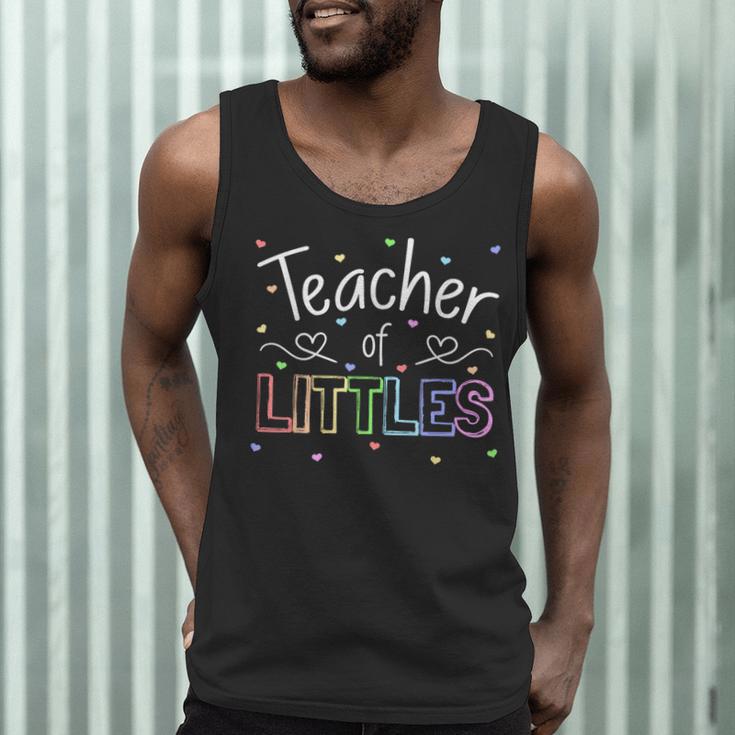 Teacher Of Littles Daycare Pre-k Kindergarten Teacher Men Tank Top, novelty gifts, funny gifts