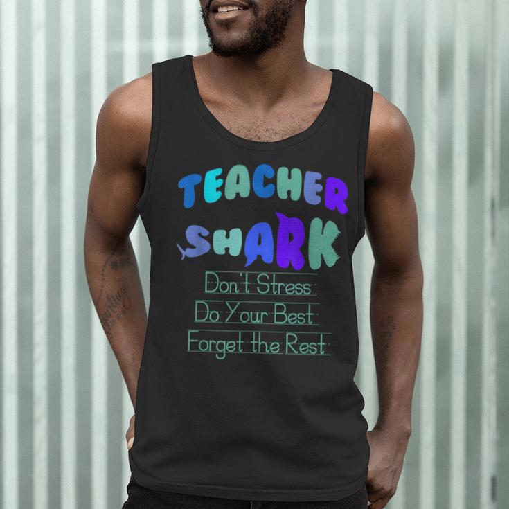 Teacher Shark Don't Stress Do Your Best Forget The Rest Men Tank Top, novelty gifts, funny gifts Teacher Shark Don't Stress Do Your Best Forget The Rest Men Tank Top, novelty gifts, funny gifts