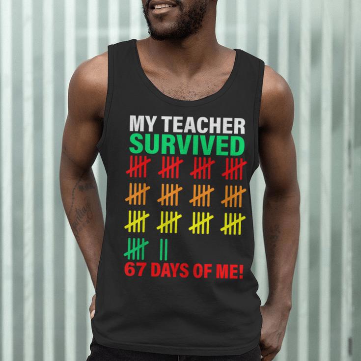 My Teacher Survived 67 Days Of Me School Kids Costume Men Tank Top, novelty gifts, funny gifts My Teacher Survived 67 Days Of Me School Kids Costume Men Tank Top, novelty gifts, funny gifts