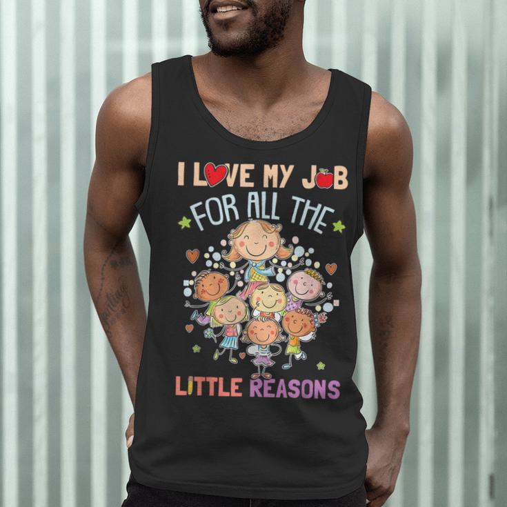 Teacher Teaching I Love My Job For All The Little Reasons Men Tank Top, novelty gifts, funny gifts Teacher Teaching I Love My Job For All The Little Reasons Men Tank Top, novelty gifts, funny gifts