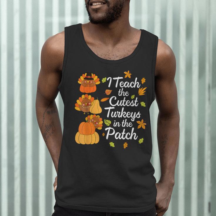 Teacher Thanksgiving I Teach The Cutest Turkeys In The Patch Men Tank Top, novelty gifts, funny gifts Teacher Thanksgiving I Teach The Cutest Turkeys In The Patch Men Tank Top, novelty gifts, funny gifts