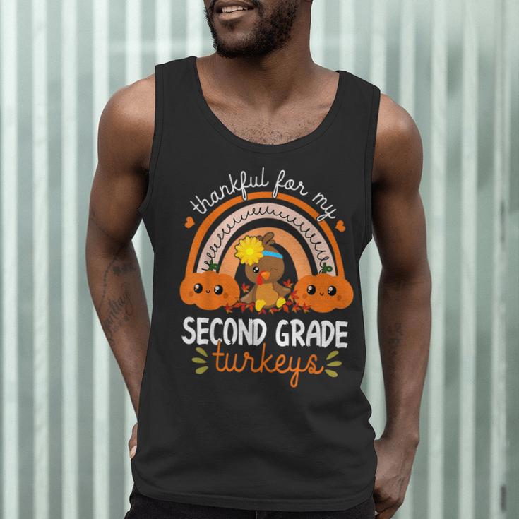 Teacher Thanksgiving Thankful For My Second Grade Turkeys Men Tank Top, novelty gifts, funny gifts Teacher Thanksgiving Thankful For My Second Grade Turkeys Men Tank Top, novelty gifts, funny gifts