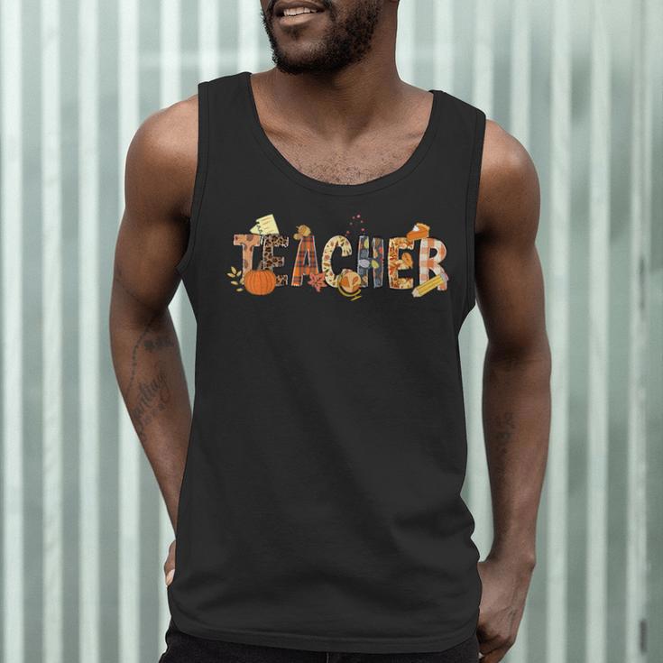 Teacher Thanksgiving Women Autumn Fall Halloween Pumpkin Tee Men Tank Top, novelty gifts, funny gifts Teacher Thanksgiving Women Autumn Fall Halloween Pumpkin Tee Men Tank Top, novelty gifts, funny gifts