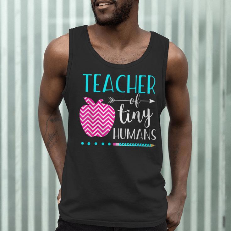 Teacher Of Tiny Humans Preschool Pre K Kindergarten Teacher Men Tank Top, novelty gifts, funny gifts