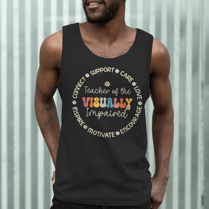 Teacher Of The Visually Impaired Appreciation Back To School Men Tank Top, novelty gifts, funny gifts