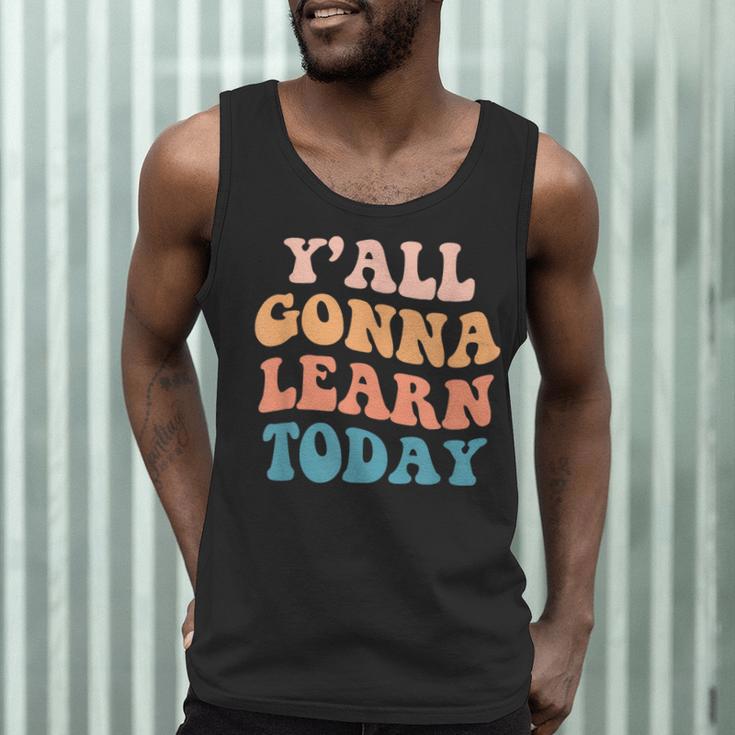 Teacher Y'All Gonna Learn Today First Day Of School Teachers Men Tank Top, novelty gifts, funny gifts Teacher Y'All Gonna Learn Today First Day Of School Teachers Men Tank Top, novelty gifts, funny gifts