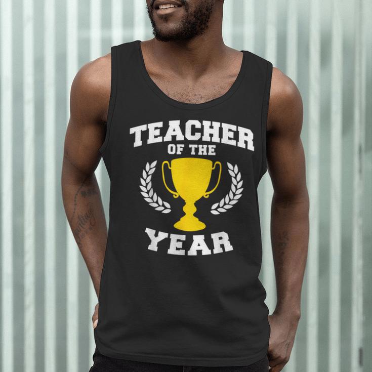 Teacher Of The Year For Men Women Men Tank Top, novelty gifts, funny gifts Teacher Of The Year For Men Women Men Tank Top, novelty gifts, funny gifts