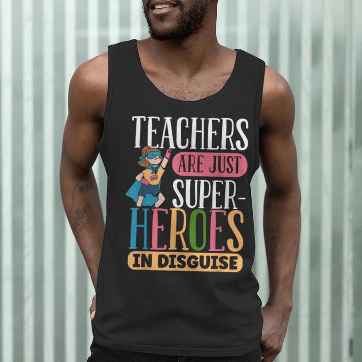 Teachers Are Just Superheroes In Disguise Back To School Men Tank Top, novelty gifts, funny gifts Teachers Are Just Superheroes In Disguise Back To School Men Tank Top, novelty gifts, funny gifts